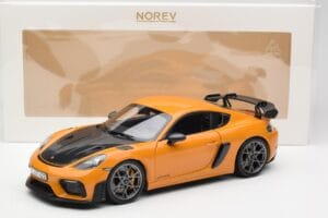 Porsche Cayman GT4 RS 982 Weissach Package Bahama Yellow Norev 1:18 187252 Kovina – slika 8 od 8