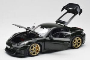 Porsche Cayman GT4 RS 982 Weissach Package Brewster Green Norev 1:18 187250 Kovina – slika 2 od 8