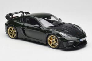 Porsche Cayman GT4 RS 982 Weissach Package Brewster Green Norev 1:18 187250 Kovina – slika 6 od 8