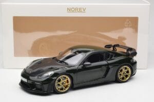 Porsche Cayman GT4 RS 982 Weissach Package Brewster Green Norev 1:18 187250 Kovina – slika 8 od 8