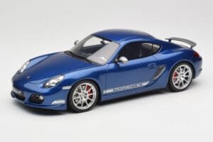 Porsche Cayman R 987.2 Aqua Blue Metallic GT Spirit 1:18 GT901 Smola