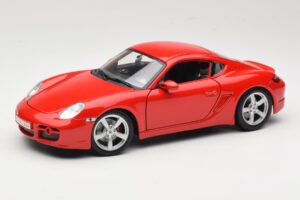 Porsche Cayman S 987.2 Rdeč Maisto 1:18 31122 Kovina