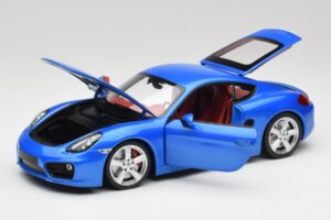 Porsche Cayman 981 S Aqua Modra Metalik Minichamps 1:18 110062221 Kovina – slika 2 od 8