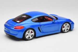 Porsche Cayman 981 S Aqua Modra Metalik Minichamps 1:18 110062221 Kovina – slika 3 od 8