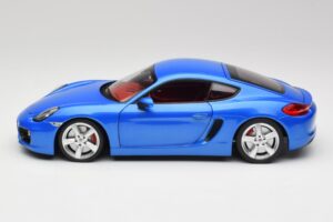 Porsche Cayman 981 S Aqua Modra Metalik Minichamps 1:18 110062221 Kovina – slika 4 od 8