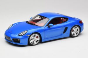 Porsche Cayman 981 S Aqua Modra Metalik Minichamps 1:18 110062221 Kovina
