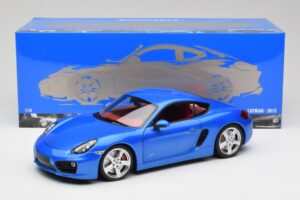 Porsche Cayman 981 S Aqua Modra Metalik Minichamps 1:18 110062221 Kovina – slika 8 od 8
