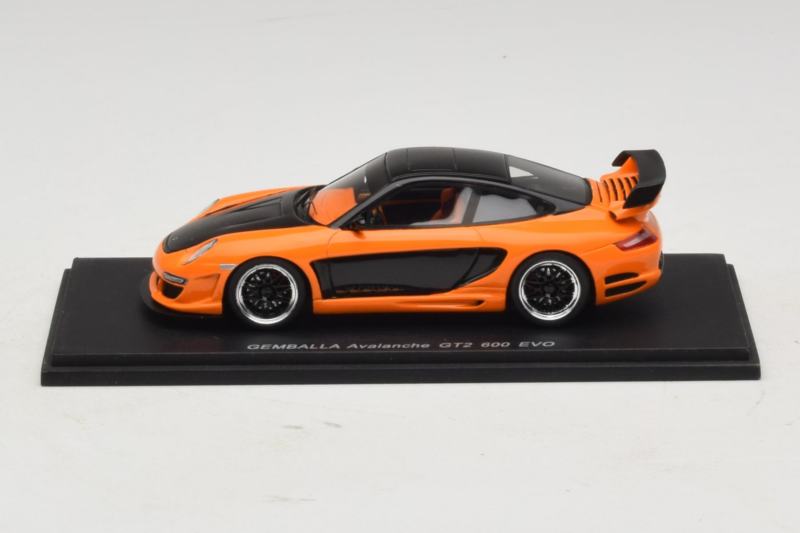 Porsche Gemballa Avalanche GT2 600 EVO 997 Oranžna Spark 1:43 S0718 Smola