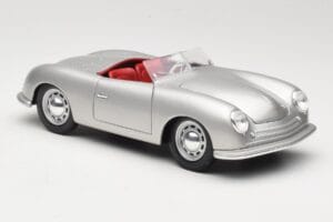 Porsche No. 1 Typ 356 Roadster Srebrn Maisto 1:18 50324 Kovina – slika 6 od 8