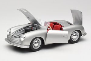 Porsche No. 1 356 Roadster Fish Srebrna Maisto 1:18 31853 Kovina – slika 2 od 8