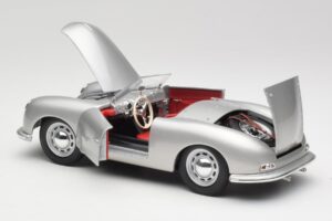 Porsche No. 1 356 Roadster Fish Srebrna Maisto 1:18 31853 Kovina – slika 5 od 8