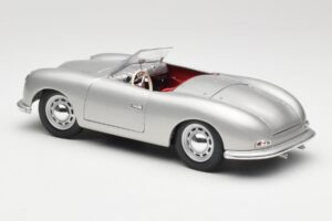 Porsche No. 1 356 Roadster Fish Srebrna Maisto 1:18 31853 Kovina – slika 7 od 8