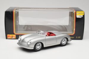 Porsche No. 1 356 Roadster Fish Srebrna Maisto 1:18 31853 Kovina – slika 8 od 8