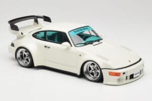 Porsche RWB 911 964 Flat Nose Grand Prix White GT Spirit 1:18 GT506 Smola – slika 4 od 6