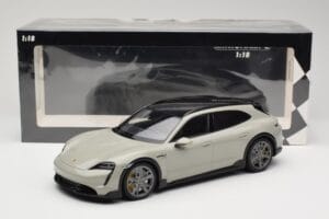 Porsche Taycan Cross Turismo Turbo S Chalk Grey Minichamps 1:18 155069302 Kovina – slika 6 od 6
