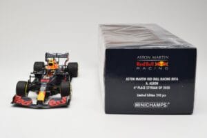 Red Bull Racing RB16 #23 A. Albon 4th Place Styrian GP 2020 Minichamps 1:18 110200223 Kovina – slika 6 od 6