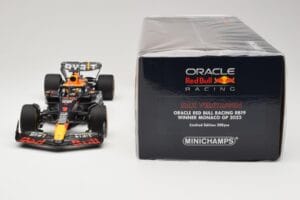 Red Bull Racing RB19 #1 M. Verstappen Winner Monaco GP 2023 Minichamps 1:18 110230701 Kovina – slika 6 od 6