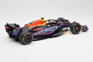 Red Bull Racing RB19 #11 S. Perez 2nd Place Miami GP 2023 Minichamps 1:18 110230511 Kovina – slika 2 od 6