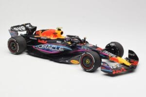 Red Bull Racing RB19 #11 S. Perez 2nd Place Miami GP 2023 Minichamps 1:18 110230511 Kovina – slika 4 od 6