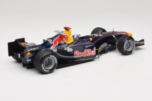 Red Bull RB1 Cosworth #14 D. Coulthard Red Bull Racing Showcar 2005 Minichamps 1:18 100050084 Kovina – slika 2 od 7