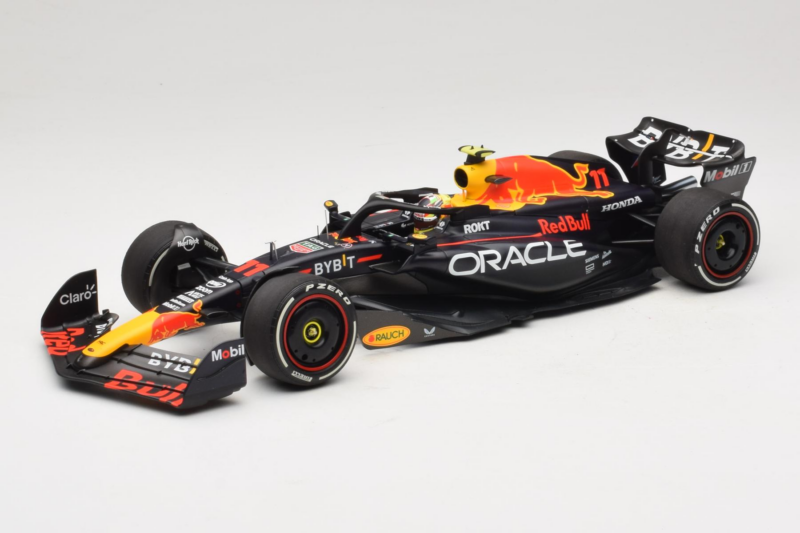 Red Bull RB19 #11 S. Perez Oracle Red Bull Racing Saudi Arabian Grand Prix Winner 2023 Minichamps 1:18 110230111 Smola