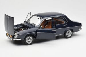 Renault 12 TS Temno Moder Norev 1:18 185214 Kovina – slika 2 od 8