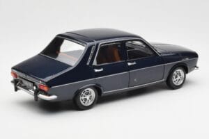 Renault 12 TS Temno Moder Norev 1:18 185214 Kovina – slika 3 od 8