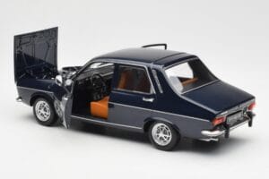 Renault 12 TS Temno Moder Norev 1:18 185214 Kovina – slika 5 od 8