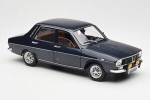 Renault 12 TS Temno Moder Norev 1:18 185214 Kovina – slika 6 od 8