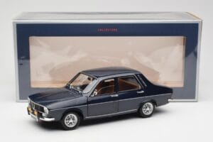 Renault 12 TS Temno Moder Norev 1:18 185214 Kovina – slika 8 od 8