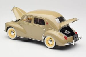 Renault 4CV Berline Gris Ardoise Solido 1:18 8059 Kovina – slika 5 od 8
