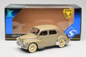 Renault 4CV Berline Gris Ardoise Solido 1:18 8059 Kovina – slika 8 od 8