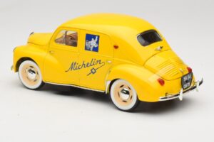 Renault 4CV Michelin Yellow Solido 1:18 82002 Kovina – slika 5 od 6