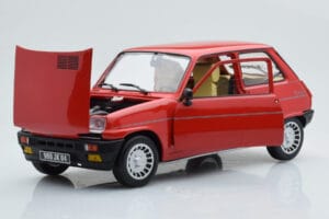 Renault 5 Alpine Turbo Rdeč Norev 1:18 185243 Kovina – slika 2 od 8