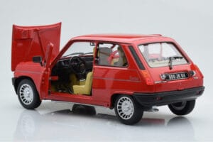 Renault 5 Alpine Turbo Rdeč Norev 1:18 185243 Kovina – slika 3 od 8