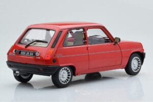 Renault 5 Alpine Turbo Rdeč Norev 1:18 185243 Kovina – slika 4 od 8