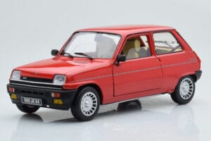 Renault 5 Alpine Turbo Rdeč Norev 1:18 185243 Kovina