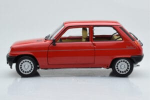 Renault 5 Alpine Turbo Rdeč Norev 1:18 185243 Kovina – slika 5 od 8