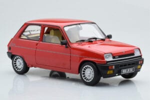 Renault 5 Alpine Turbo Rdeč Norev 1:18 185243 Kovina – slika 6 od 8