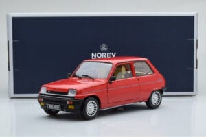 Renault 5 Alpine Turbo Rdeč Norev 1:18 185243 Kovina – slika 8 od 8