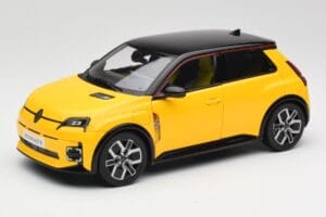 Renault 5 E-Tech Pop Rumena & Črna Norev 1:18 185500 Kovina