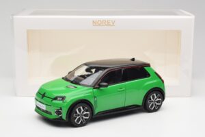 Renault 5 E-Tech Electric Pop Zelena & Črna Norev 1:18 185502 Kovina – slika 8 od 8