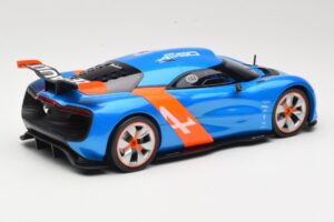 Alpine A110-50 Moder & Oranžna Norev 1:18 185147 Kovina – slika 2 od 6