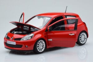 Renault Clio RS III Toro Rdeč Norev 1:18 185252 Kovina – slika 2 od 8