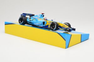 Renault R25 #5 F. Alonso Brazilian GP F1 World Champion 2005 Minichamps 1:18 147051705-R1 Kovina – slika 4 od 8