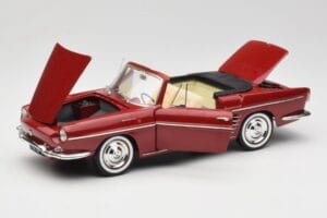 Renault Floride Kabriolet Rdeč Norev 1:18 185175 Kovina – slika 2 od 8