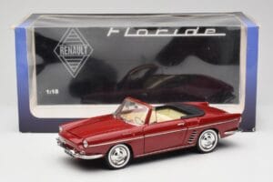 Renault Floride Kabriolet Rdeč Norev 1:18 185175 Kovina – slika 8 od 8