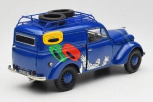 Renault Juvaquatre Michelin Blue Solido 1:18 82008 Kovina – slika 3 od 8
