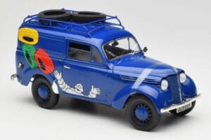 Renault Juvaquatre Michelin Blue Solido 1:18 82008 Kovina – slika 5 od 8