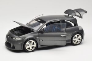 Renault Megane Mk2 RS Vampire Grey Norev 1:18 185101 Kovina – slika 2 od 8